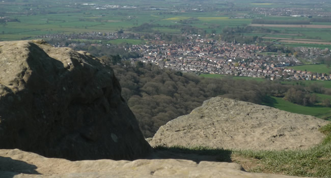 View of Great Ayton from Roseberry Topping