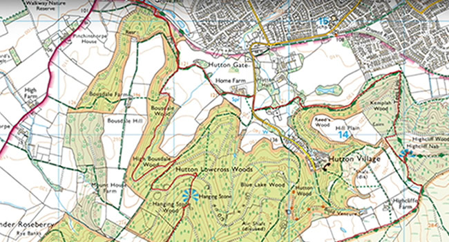 Guisborough Forest and Walkway to Highcliff Nab 