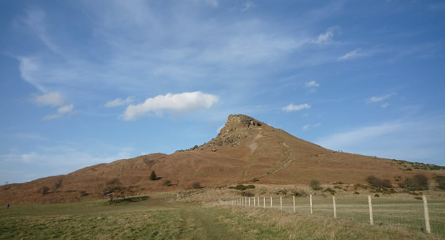 Roseberry Topping from fields