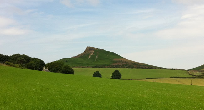 Roseberry Topping after leaving Cliff Ridge Woods