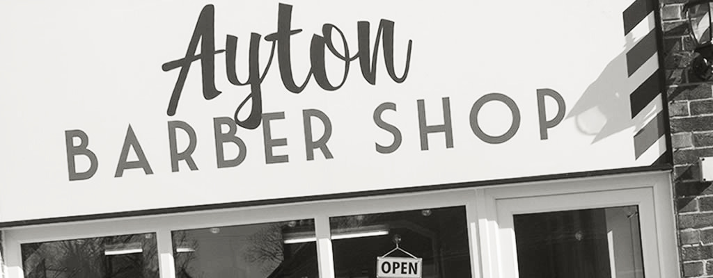 Ayton Barber Shop in Great Ayton