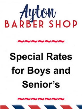 ayton barber shop great ayton special prices for boys and seniors