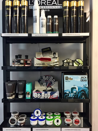 Ayton Barber Beauty Products in-store Great Ayton