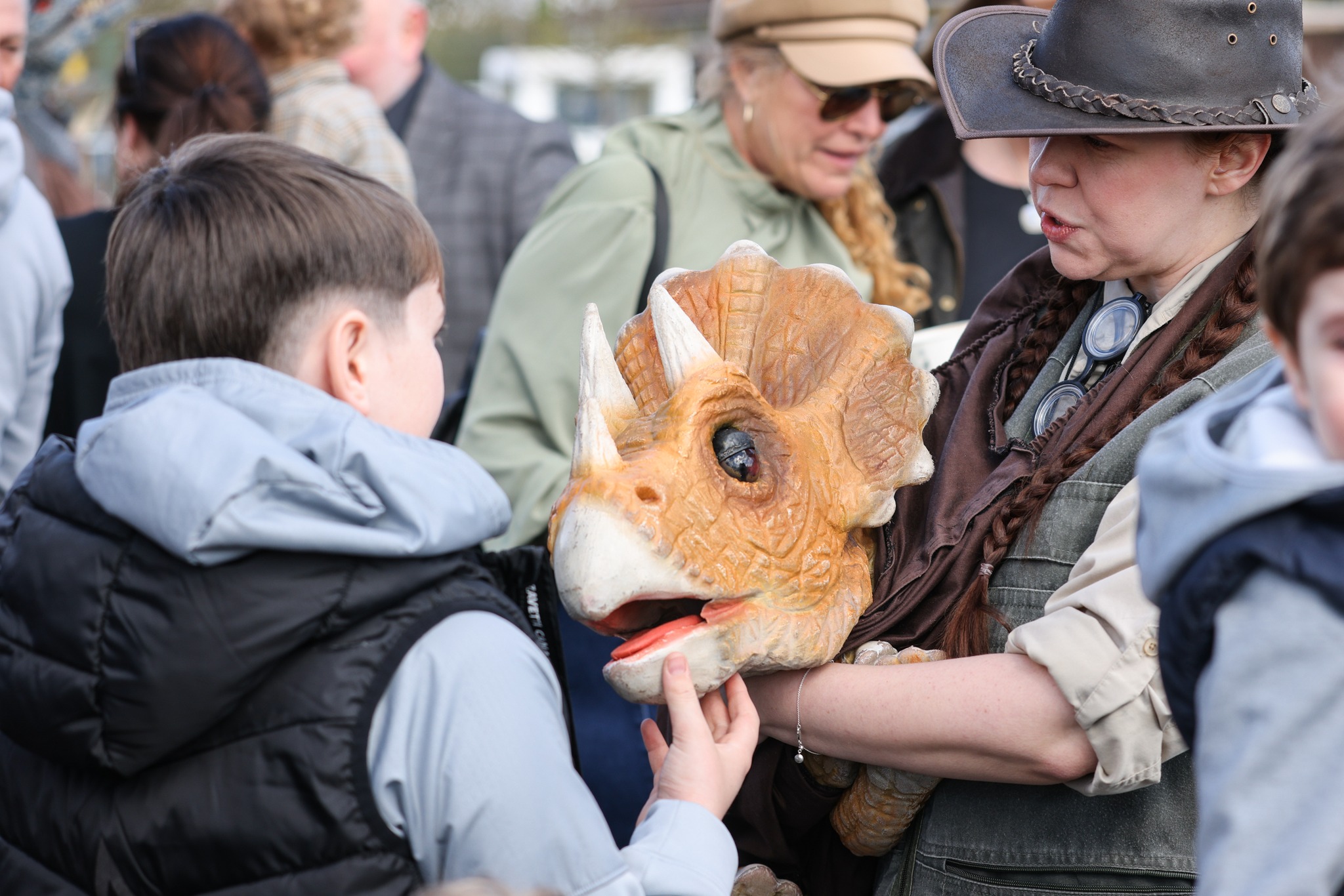 Baby Triceratops at North Yorkshire Moors Railway