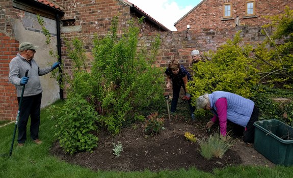 Cook Family Memorial Garden Planting