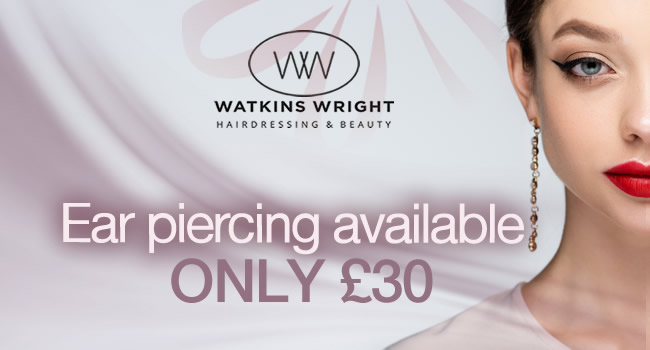 Ear piercing at Watkins Wright Great Ayton