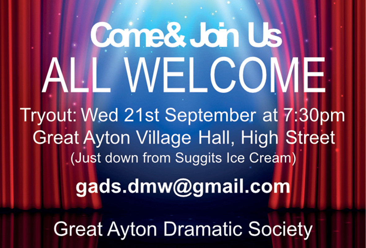 Great Ayton Dramatic Society try-out night