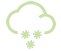 Hourly forecast provided by Met Office