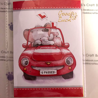 Good Luck Driving Test Greeting Card