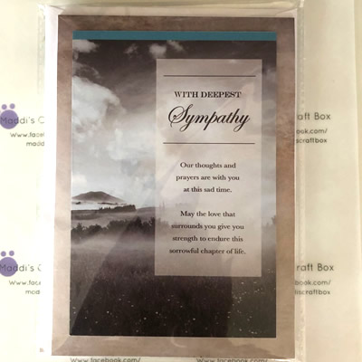 With Deepest Sympathy Greeting Card