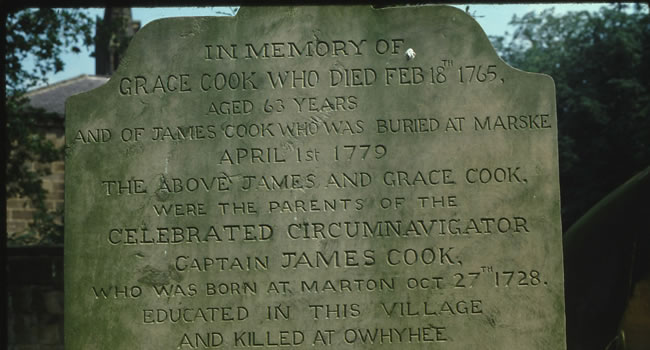 Cook Family gravestone 