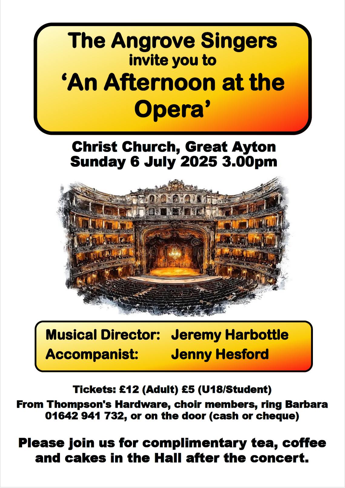 An Afternoon at the Opera by The Angrove Singers