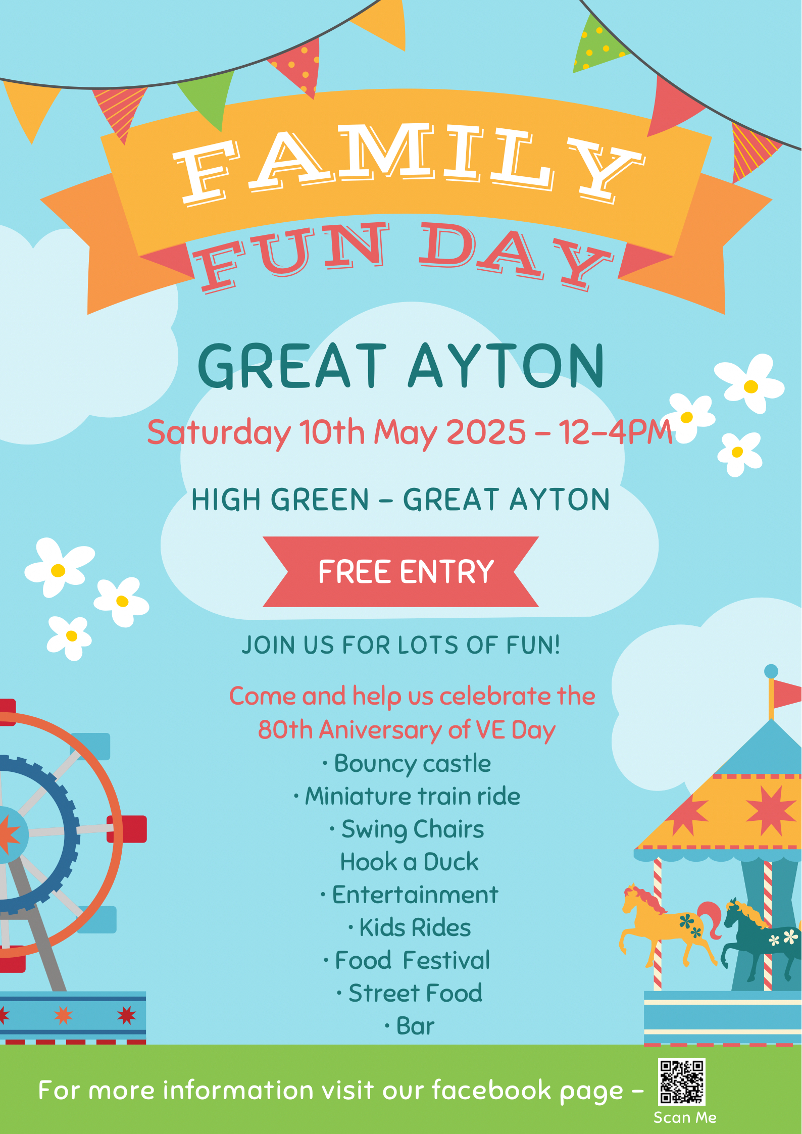 Great Ayton Family Fun Day official poster