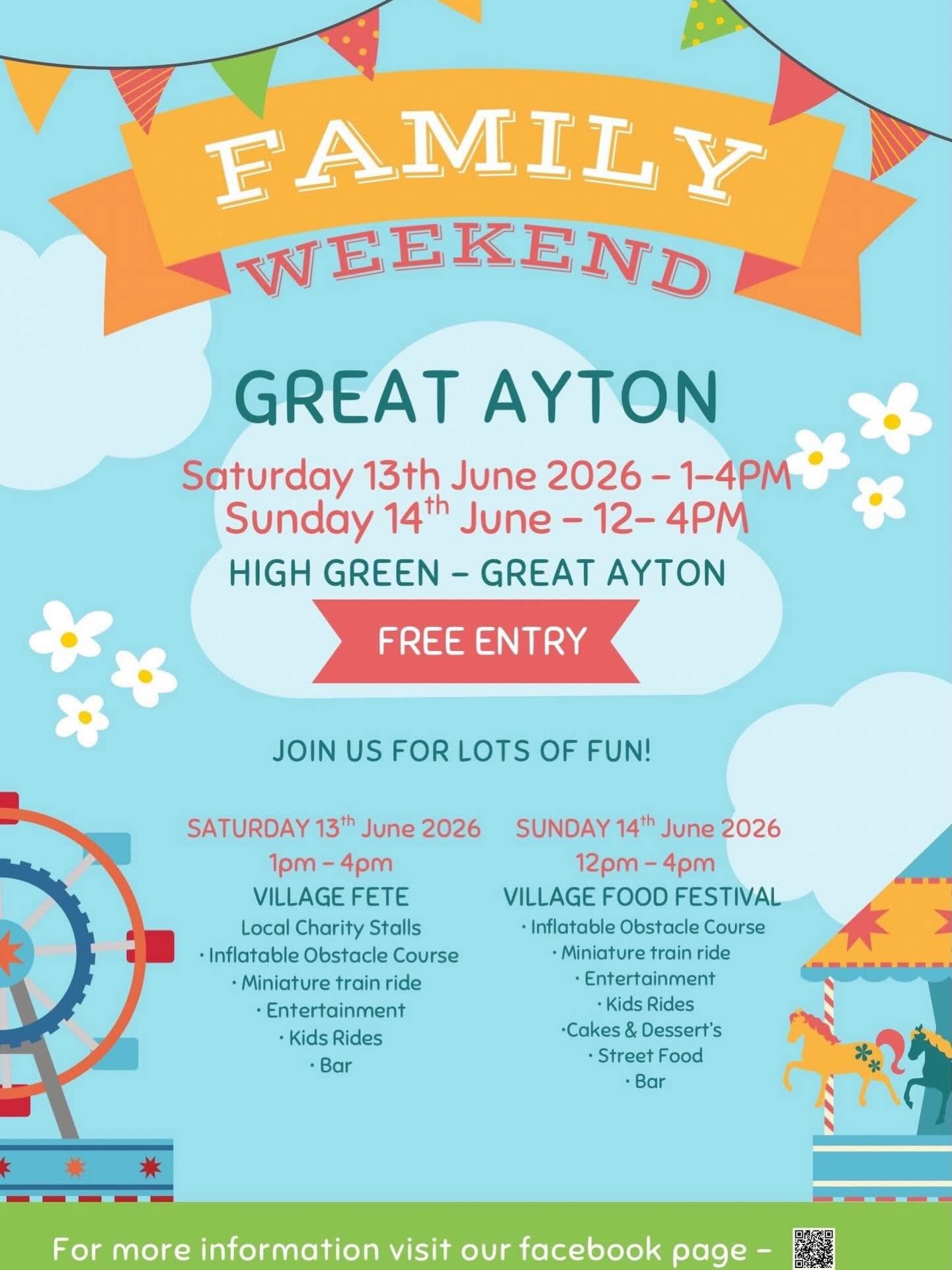Great Ayton Family Weekend 2026