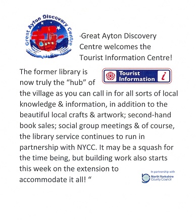 Great Ayton Discovery Centre Press Release