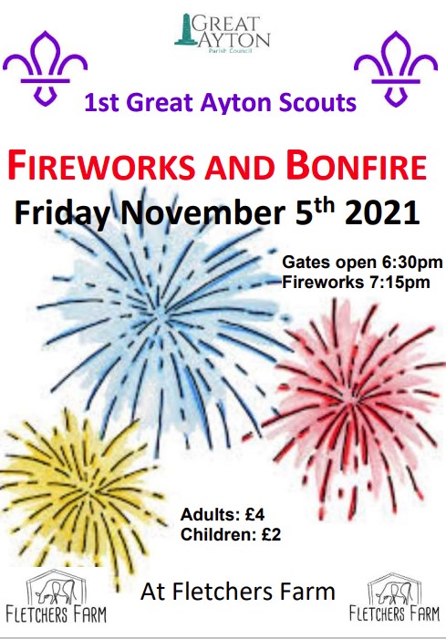 great ayton fireworks display and bonfire