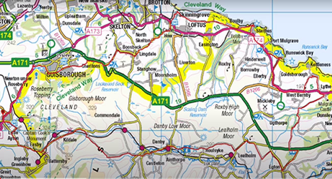 Local map North Yorkshire