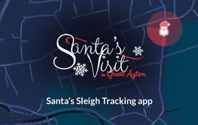 Santa Sleigh Tracking App