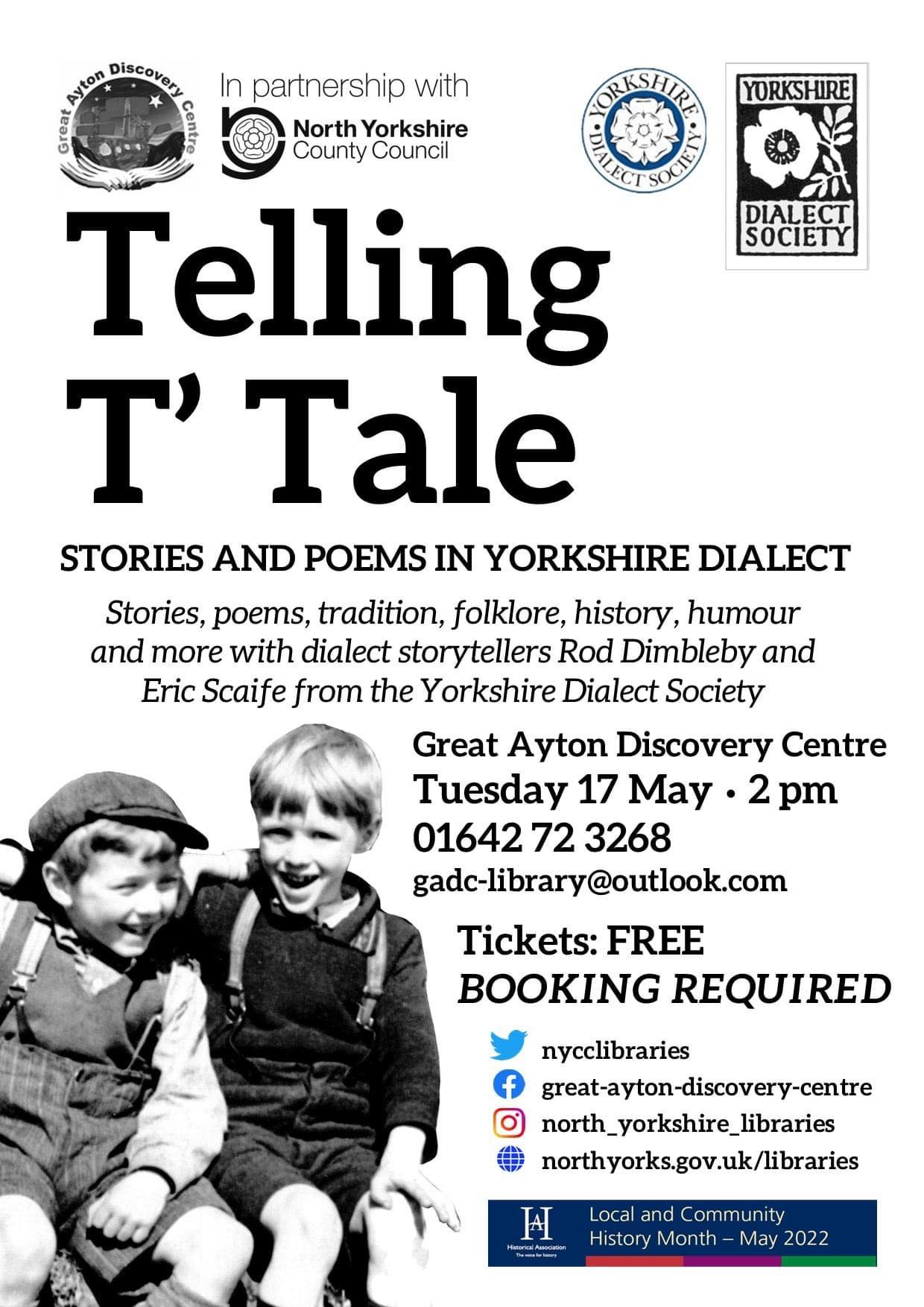 Telling T' Tale at Great Ayton Discovery Centre